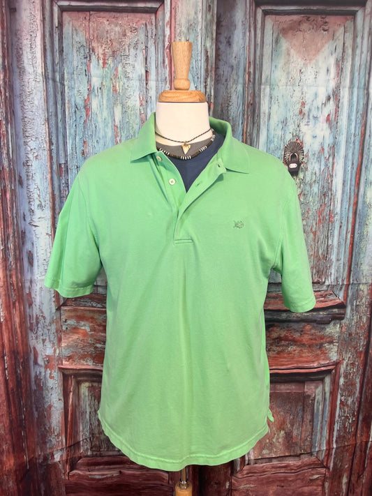 Southern Tide Green Polo Shirt Size Medium