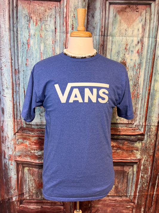 Vans - Blue Short sleeve Vans Tshirts Size Medium